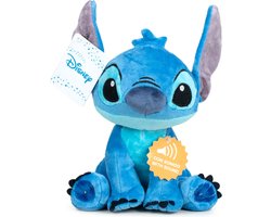 foto van Disney - Lilo en Stitch - Stitch met Geluid - Knuffel - Play by Play - 20 cm