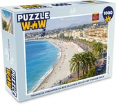 Puzzel Blauw - Kust - Nice - Legpuzzel - Puzzel 1000 stukjes volwassenen