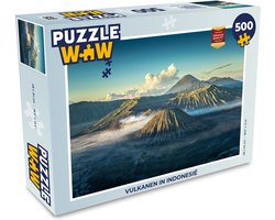 Puzzel Vulkanen in Indonesië - Legpuzzel - Puzzel 500 stukjes