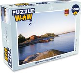 Puzzel Een cottage aan de zee - Legpuzzel - Puzzel 1000 stukjes volwassenen