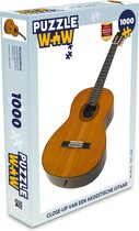 Puzzel Close-up van een akoestische gitaar - Legpuzzel - Puzzel 1000 stukjes volwassenen