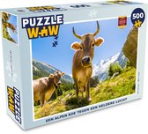 Puzzel Koeien - Zon - Oostenrijk - Legpuzzel - Puzzel 500 stukjes