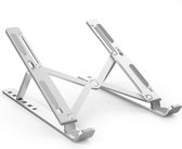EKEO - laptop standaard verstelbaar laptopstandaard - Laptop verhoger - Ergonomische Stand - Zilver
