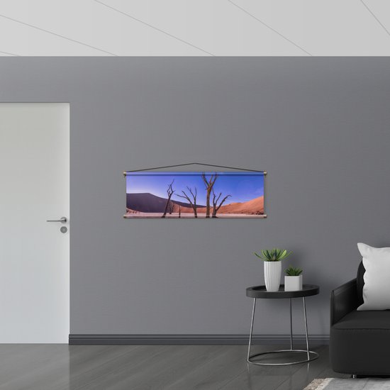 WallClassics - Affiche Textile - Dead Vlei Dune - 120x40 cm Photo sur Textile