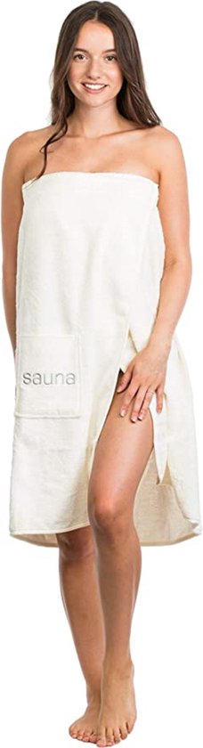 Julie Julsen Par&eacute;o De Sauna Pour Homme, 70 X 160 Cm, Comporte Une Poche