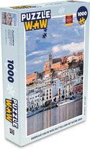 Puzzel Weergave van de wijk Dalt Vila aan het water, Ibiza - Legpuzzel - Puzzel 1000 stukjes volwassenen
