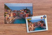 Puzzel Uitzicht op de kleurrijke huisjes van Vernazza in Cinque Terre - Legpuzzel - Puzzel 500 stukjes