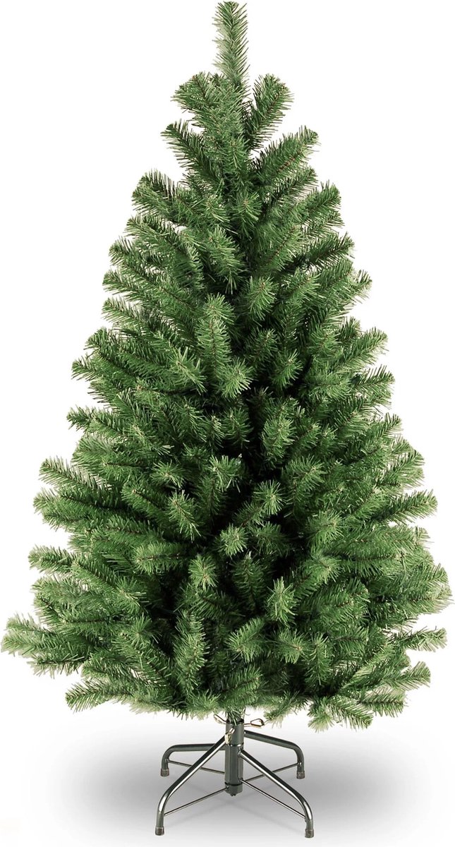 Kerstboom zilverspar 120cm - Zilverspar Kunstkerstboom - 120 cm - 280 toppen