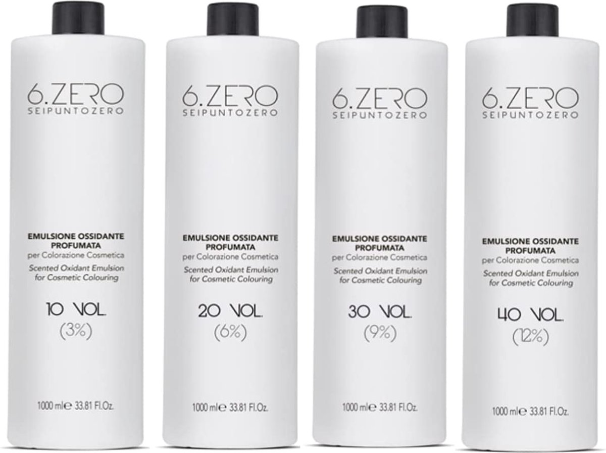 6.Zero Scented Oxidising Emulsion 30 Vol. 1000 ml