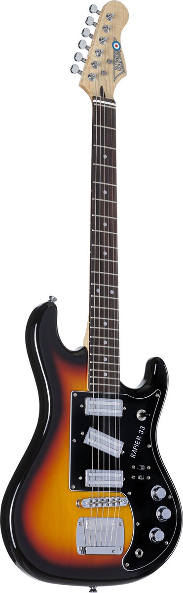 Rapier 33 3-Tone Sunburst elektrische gitaar