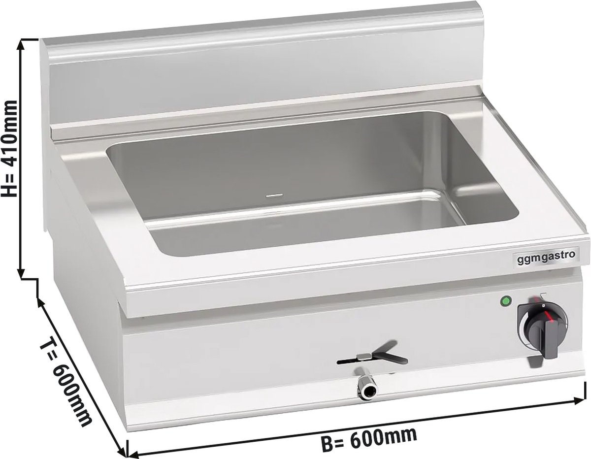 Elektrische Bainmarie 6x1/4GN | GGM Gastro