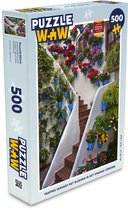 Puzzel Trappen versiert met bloemen in het Spaanse Córdoba - Legpuzzel - Puzzel 500 stukjes
