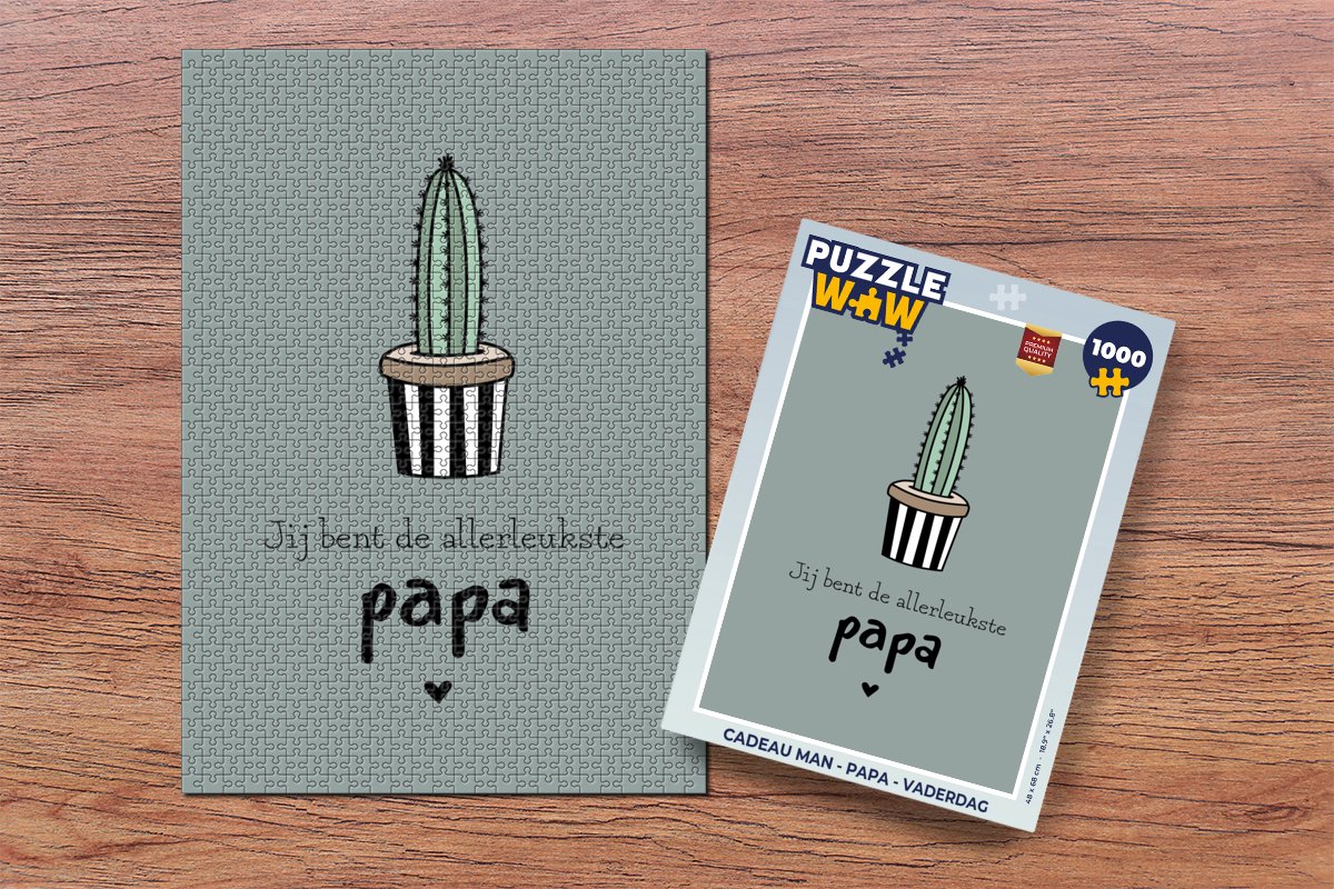 Puzzel Quotes - Jij bent de allerleukste papa - Papa - Spreuken