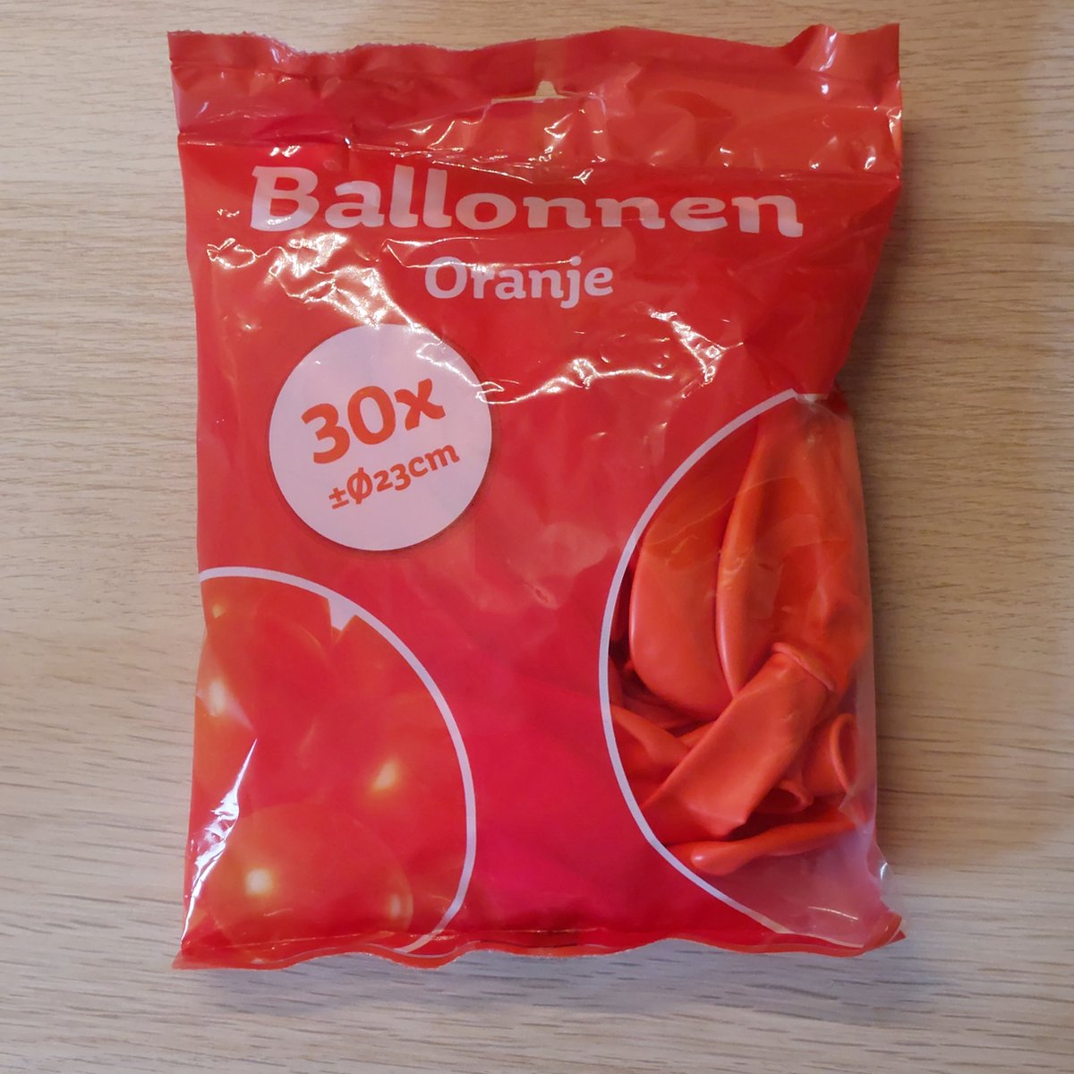 Oranje ballonnen - 30 stuks - WK Voetbal - Nederlands Elftal - Oranje - 23cm