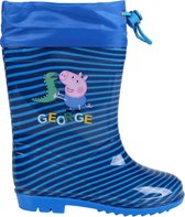 Peppa Pig George - Rubberen Laarzen, Jongens, Blauw, Gestreept / 31-32