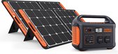 Jackery Explorer 1000 + 2x 100W zonnepanelen - Jackery Powerstation met SolarSaga zonnepanelen
