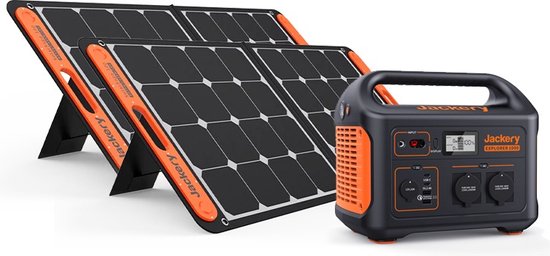 Jackery Explorer 1000 + 2× 100W SolarSaga