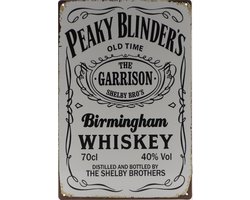 Wandbord – Peaky Blinders - Tommy Shelby - Netflix - Retro - Wanddecoratie – Reclame bord – Restaurant – Kroeg - Bar – Cafe - Horeca – Metal Sign – 20x30cm