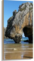 WallClassics - Hout - Cuevas Del Mar - 50x100 cm - 12 mm dik - Foto op Hout (Met Ophangsysteem)