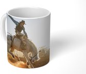Mok - Koffiemok - Paard - Cowboy - Stof - Mokken - 350 ML - Beker - Koffiemokken - Theemok