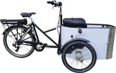 Nihola bakfiets kussenset model Evi Extralux kleur zwart, 3 cm dikke skyleer bakfiets kussens