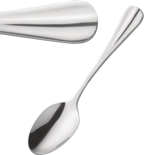 Arcos Série Toscana - Set De 3 Cuillères à Dessert Élégantes En Acier Inoxydable 18/10, 180 Mm, Monobloc