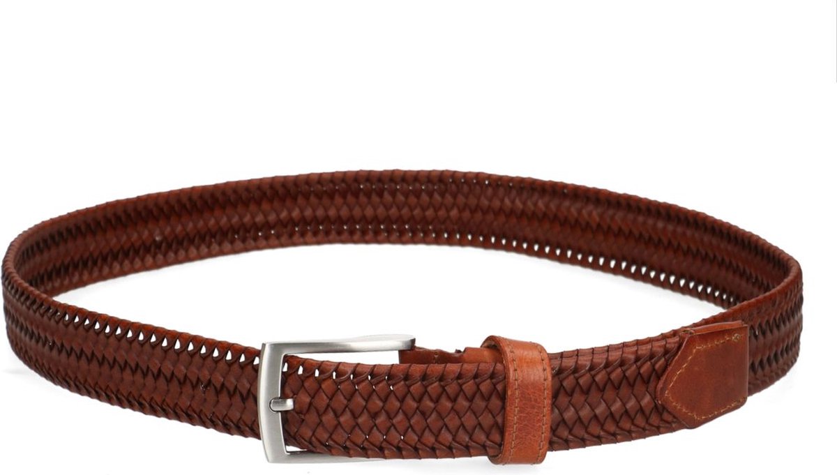 LINDENMANN Heren lederen riem/Mens riem, volnerf lederen riem XXL, 2