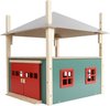 Kids Globe hooiberg hout met berging 1:32 32x35x45