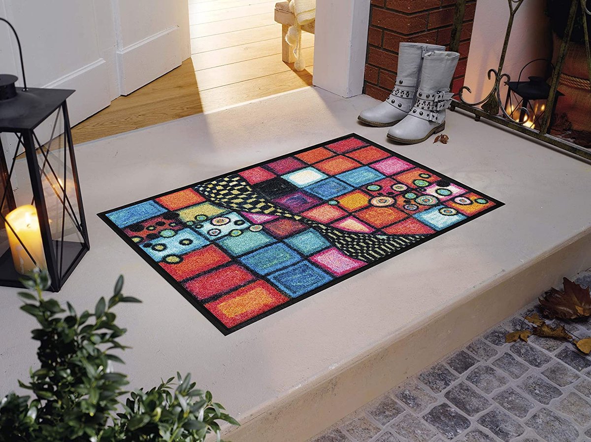 Borstelshop Schoenkrabber kunststof groen - Deurmat buiten - Robuuste schoenkrabber buitenborstels - Deurmat - 50x30cm - Hoogwaardig materiaal