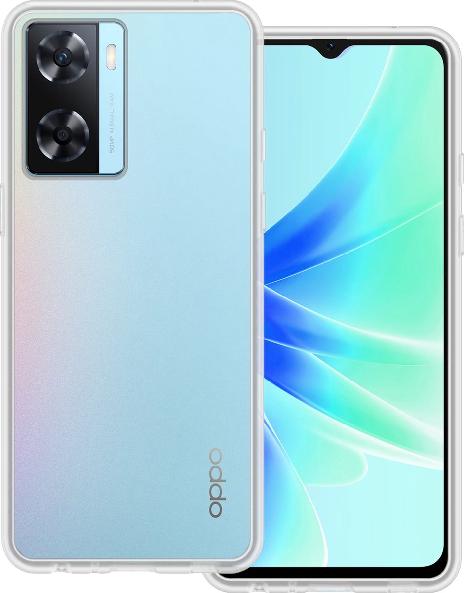 Hoesje Geschikt voor OPPO A57 - Sterk & Shockproof - Hoes Cover - Siliconen Case - Transparant