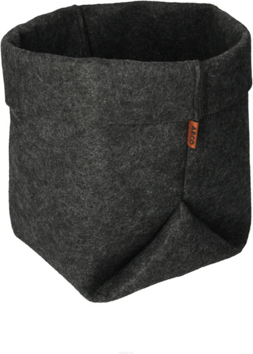 Bertoni - Bloempothouder van vilt Eenvoudige maat M - 15 cm