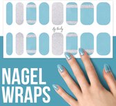 By Emily - Nagel wrap - Deep Ocean | 16 stickers | Nail wrap | Nail art | Trendy | Design | Nagellakvrij | Eenvoudig | Nagel wrap | Nagel stickers | Folie | Zelfklevend | Sjablonen