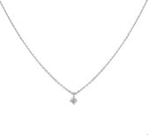 The Jewelry Collection Ketting Diamant 0.10ct H Si 41 - 43 - 45 cm - Goud
