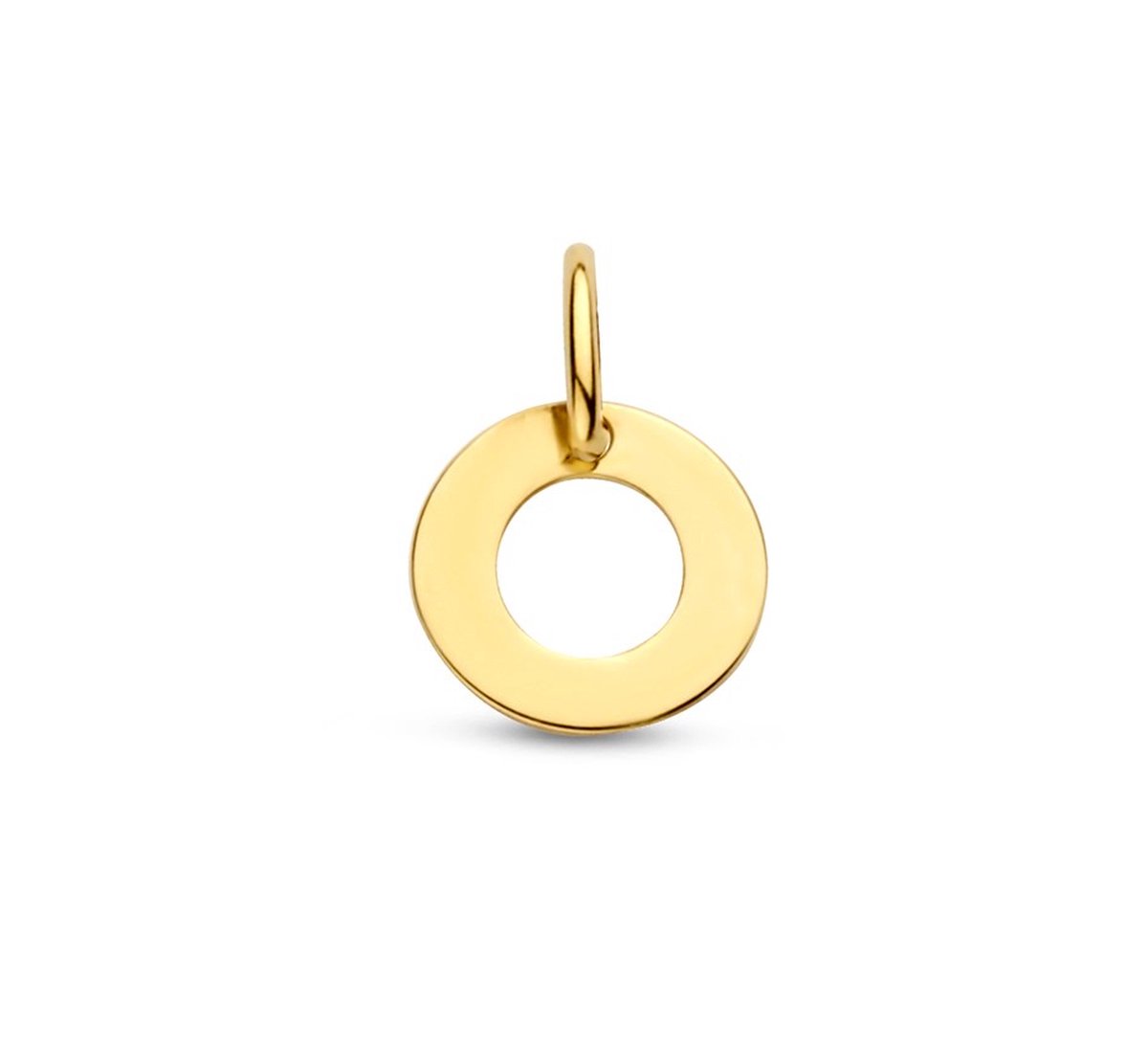 Geelgouden Hanger letter O 4023466