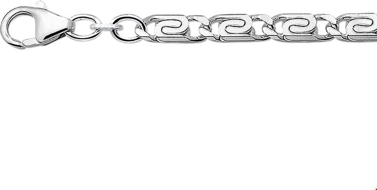 Zilveren Armband grieks 4 1002496 21 cm