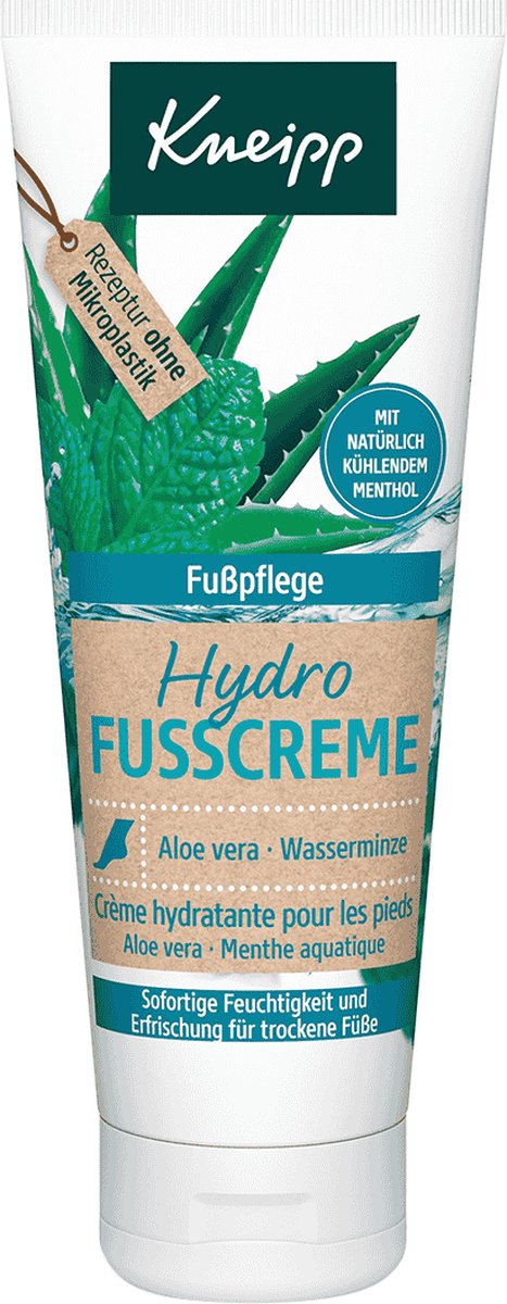 Kneipp Hydro Foot Cream Aloe Vera Water Mint 75ml