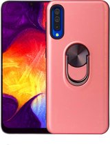 Hoesje Geschikt Voor Samsung Galaxy A70 hoesje Shockproof Armor case - back cover – TPU – Licht Roze