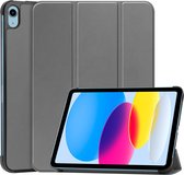 iMoshion Tablet Hoes Geschikt voor iPad 10.9 (2022) - iMoshion Trifold Bookcase - Grijs
