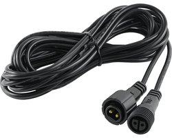 Meisterhome® Kerstverlichting verlengkabel verlengsnoer – 20m - IP44 voor buiten – zwart