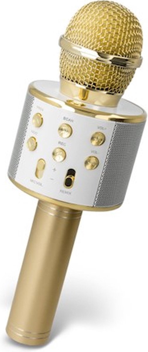 Forever Bluetooth microfoon met speaker BMS-300 goud