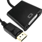 BeMatik - DisplayPort mannelijk naar DVI-D vrouwelijk adapter met 20 cm kabel