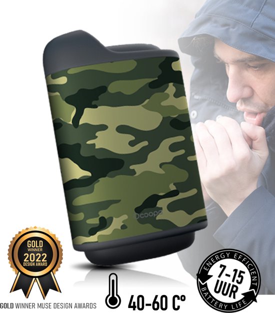 Zippo HeatBank 6 - Oplaadbare handwarmer - 6 uur looptijd - 3 instellingen - voor binnen en buiten - batterij- en warmte-indicatielampje - één maat - zwart