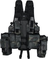 Brandit - Basic darkcamo one size Tactical vest - One size - Zwart