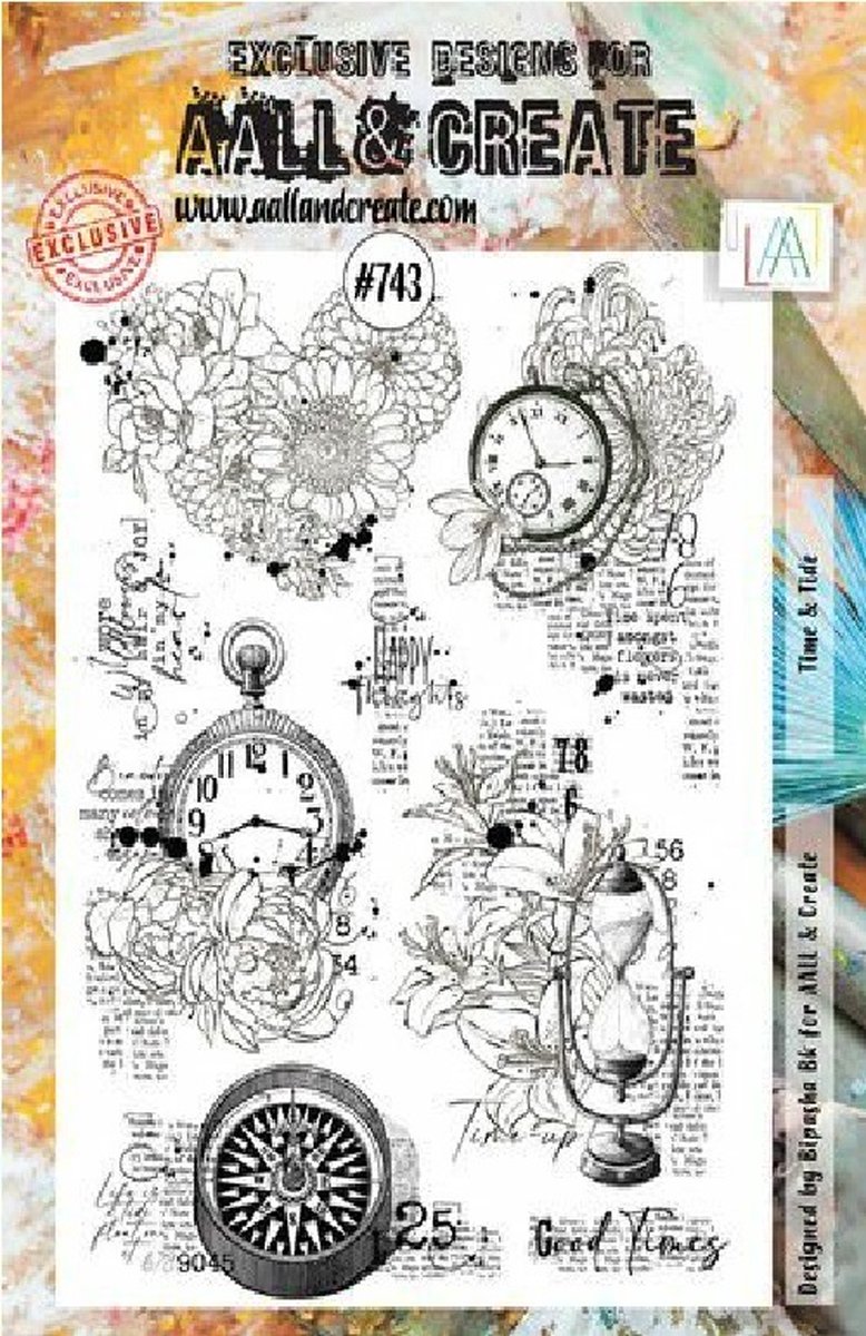 Aall & Create clearstamps A4 - Time & tide