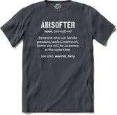 Airsoft leger sport kleding - T-Shirt - Unisex - Mouse Grey - Maat L