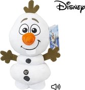 Disney - Olaf knuffel met geluid - 30 cm - Pluche - Frozen knuffel