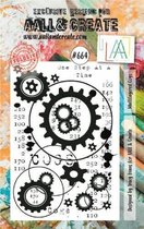 Aall & Create clearstamps A7 - Multilayered cogs