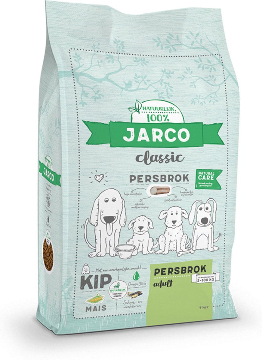 Jarco Jarco Dog Classic Adult Persbrok - Hondenvoer - Kip 4 kg