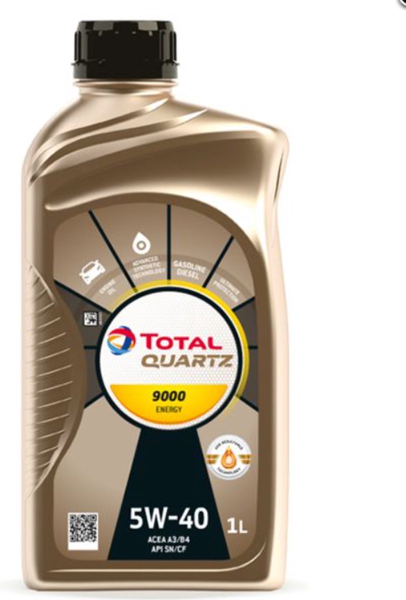 Total motorolie 5W40 - 1 liter - Quartz 9000 Energy
