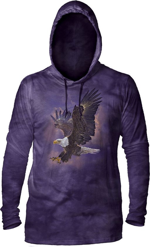 Lightweight Hoodie Eagle Violet Sky S